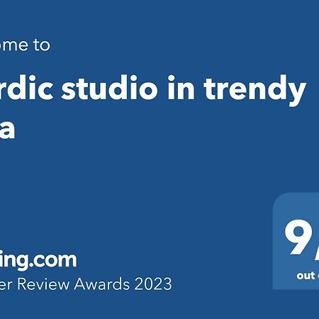 Trendy Nordic Studio By Tram Stop Helsinki Bagian luar foto